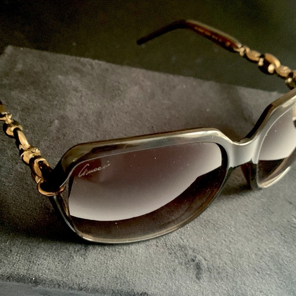 Vintage GUCCI Tortoise 3584/S Sunglasses - Picture 1 of 8